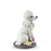 Poodle with Mochis Dog Figurine <br> 
(L 25 x W 22 x H 33) cm