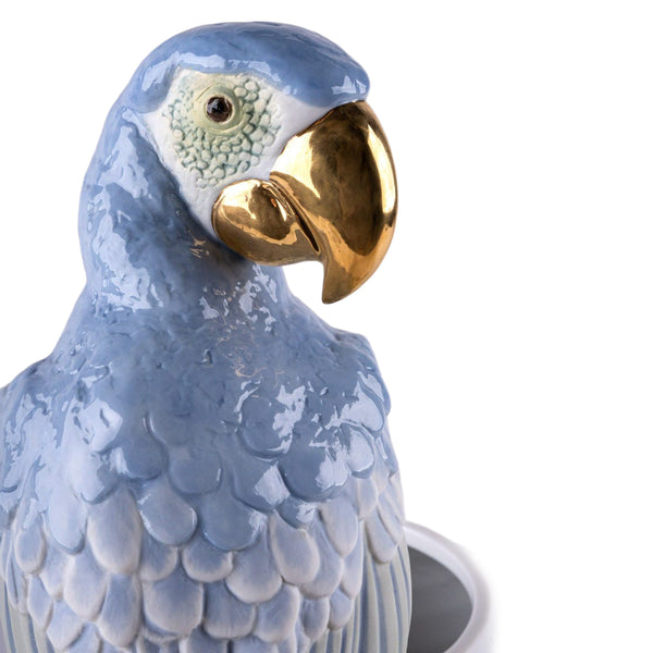Macaw Bird Vase <br> 
(L 24 x W 29 x H 56) cm