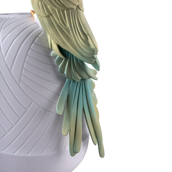 Macaw Bird Vase <br> 
(L 24 x W 29 x H 56) cm