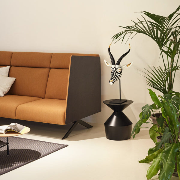 Antelope Mask Sculpture <br> 
(L 18 x W 39 x H 57) cm