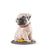 Puppie Pug Sculpture <br> 
(L 20 x W 20 x H 24) cm