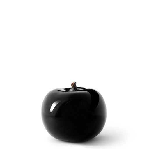 Apple Brilliant Glazed <br> 
Black 
<br> (Ø 20 x H 15) cm