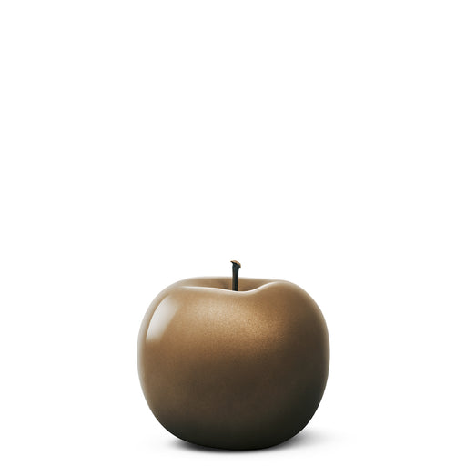 Apple Portuguese Faience <br> Gold Bronze <br> (Ø 20 x H 16) cm