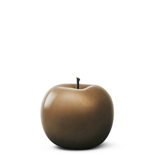 Apple Portuguese Faience <br> Gold Bronze <br> (Ø 30 x H 24) cm