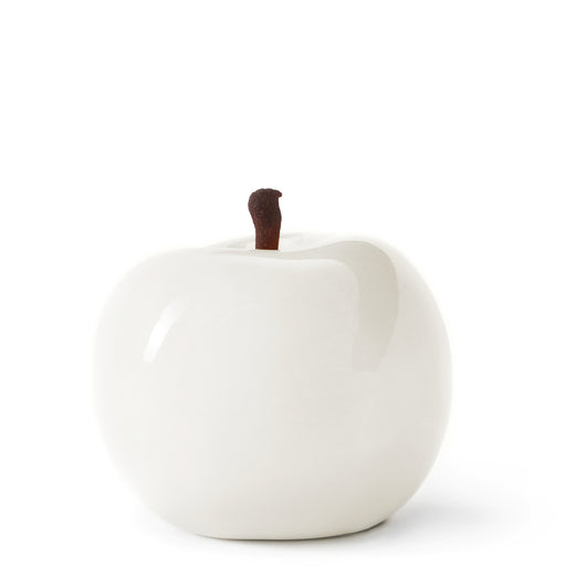 Apple Portuguese Faience <br> White <br> (Ø 41 x H 34) cm
