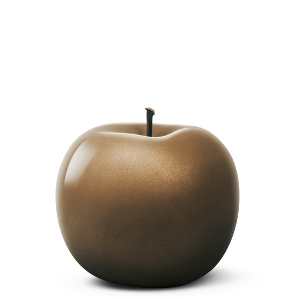 Apple Portuguese Faience <br> Gold Bronze <br> (Ø 41 x H 34) cm
