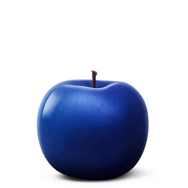 Apple Metallic Finish <br> Blue Metallic <br> (Ø 39 x H 32) cm