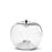 Apple Crackled Glass Transparences <br> Clear <br> (Ø 38 x H 35) cm