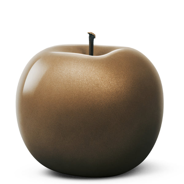 Apple Portuguese Faience <br> Gold Bronze <br> (Ø 61 x H 47) cm