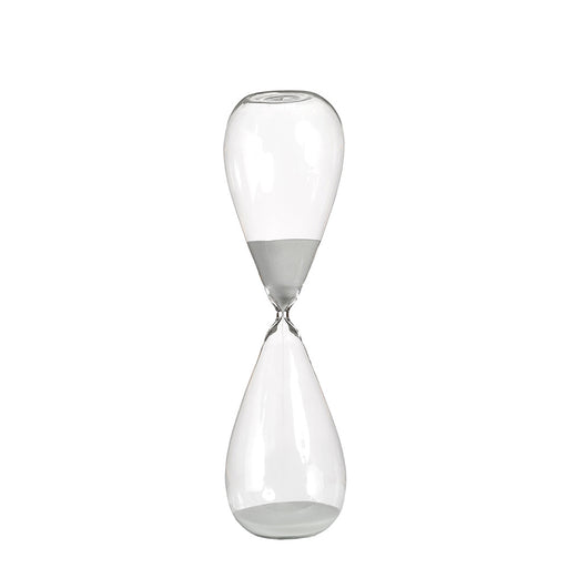 120 min Sandglass <br> White <br> (Ø 13 x H 50) cm
