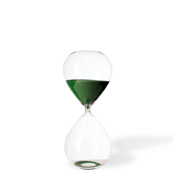 120 min Sandglass <br> Green <br> (Ø 15 x H 38) cm