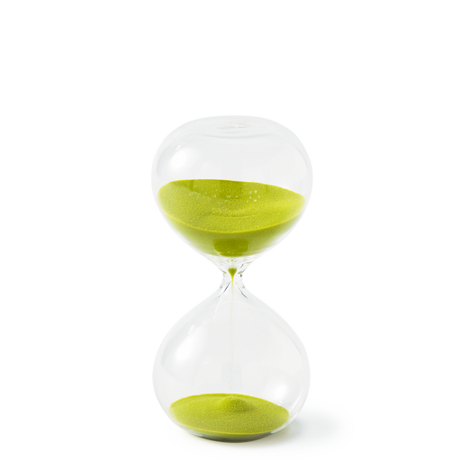 30 min Sandglass<br> 
Light Green
<br> (Ø 10 x H 20) cm
