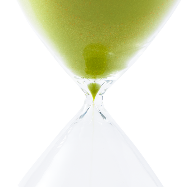 180 min Sandglass<br> 
Light Green
<br> (Ø 20 x H 55) cm