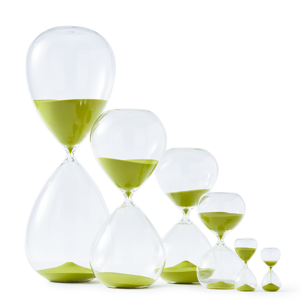120 min Sandglass<br> 
Light Green
<br> (Ø 15 x H 38) cm