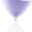 120 min Sandglass<br> 
Lilac
<br> (Ø 15 x H 38) cm