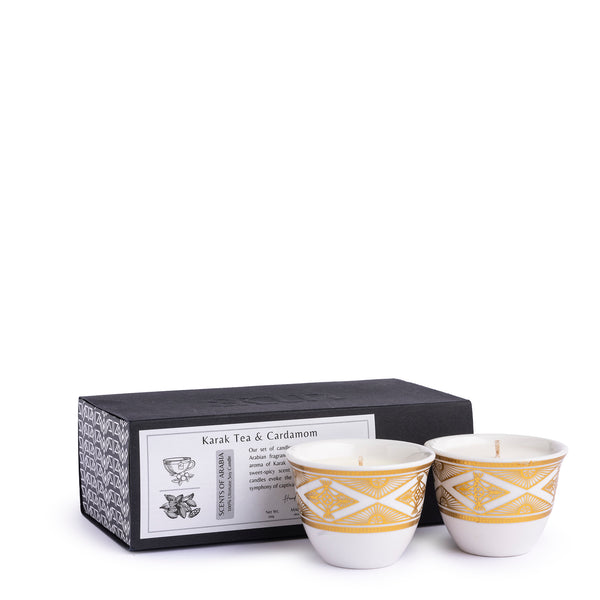 Discovery Candle Set <br> Karak Tea & Cardamom <br> Set of 2