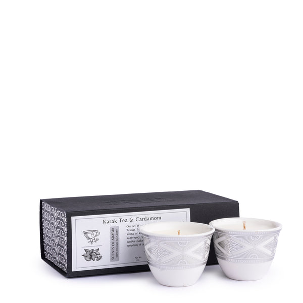 Discovery Candle Set <br> Karak Tea & Cardamom <br> Set of 2