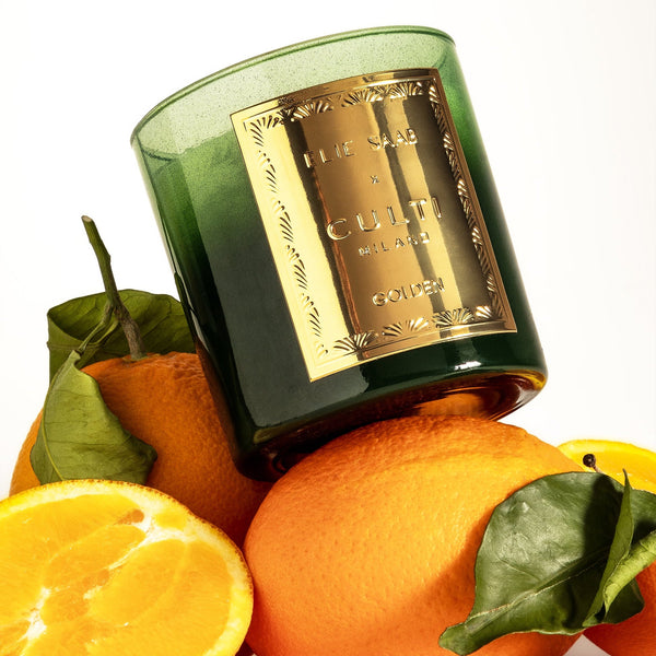 Elie Saab x Culti Milano Candle <br> Golden <br> (H 9.5) cm