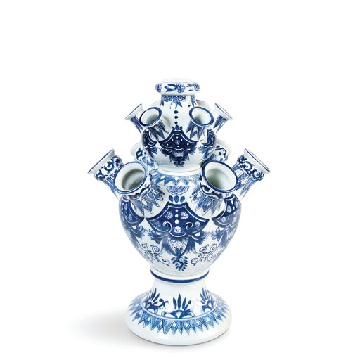 Pyramid Tulip Vase <br> 
Blue
<br> (Ø 29 x H 42) cm