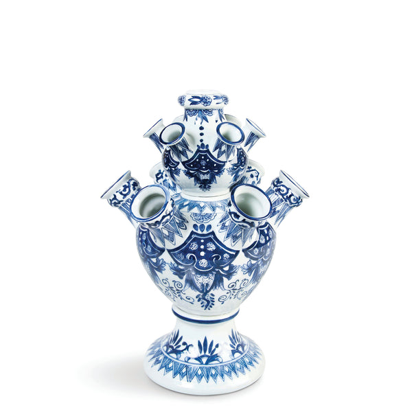 Pyramid Tulip Vase <br> 
Blue
<br> (Ø 29 x H 42) cm