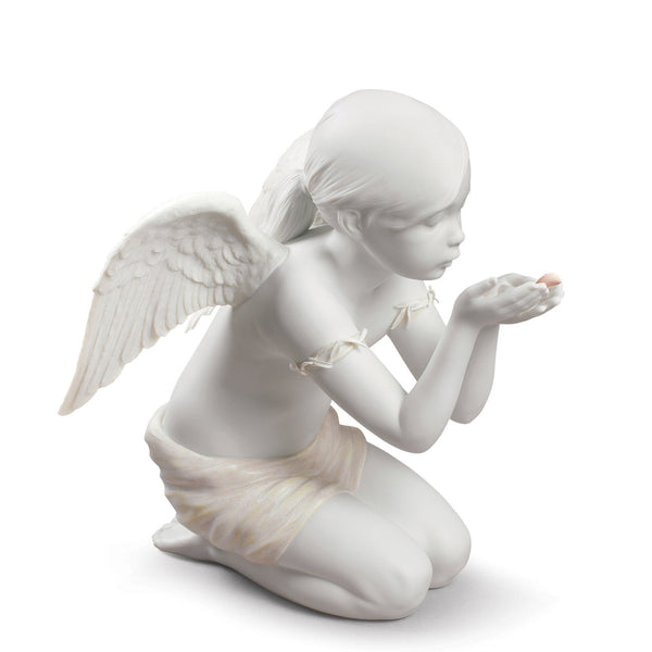A Fantasy Breath Angel Figurine <br> 
(L 15 x W 26 x H 25) cm