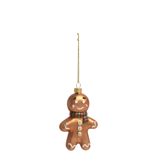 Gingerbread Ornament <br> 
Green <br> 
Set of 1