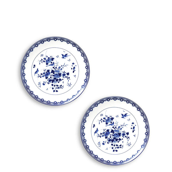 Delftware Plate <br> 
Set of 2
<br> (Ø 20 x H 2) cm