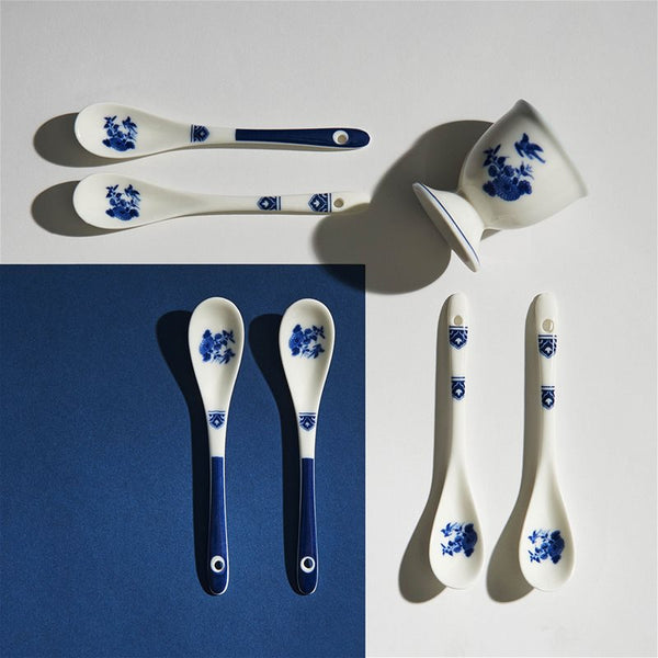 Delftware Spoon <br> 
Set of 6