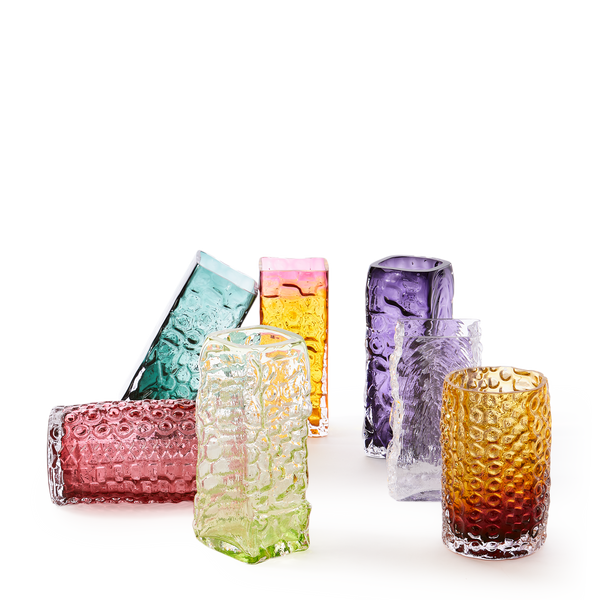 Round Relief Vase<br> 
Light Pink
<br> (Ø 20 x H 30) cm