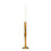 Single Arm Candle Holder <br> Gold <br> (Ø 8.5 x H 31.5) cm