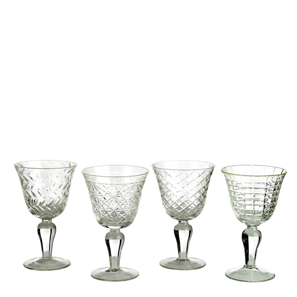 Clear Glass <br> Set of 4 <br> 250 ml