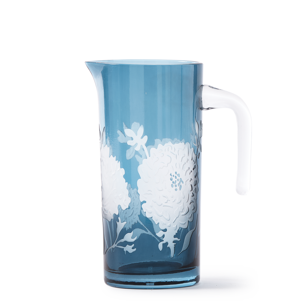 Peony Pitcher Dark Blue 1 Liter