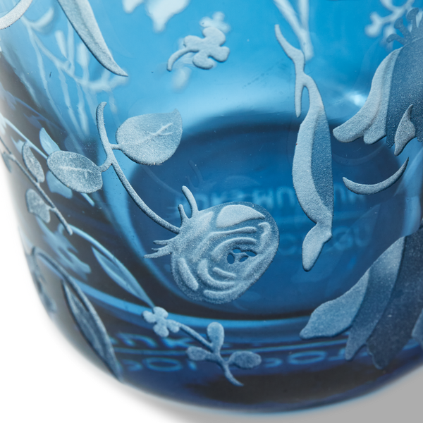 Scattered Flowers Tumbler Glass <br> Limited Edition <br> Set of 2 <br> 300 ml