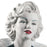 Marilyn Monroe Bust <br>
(L 21 x W 41 x H 37) cm