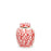 Coral Cannister with Lid <br> (Ø 19.5 x H 24) cm