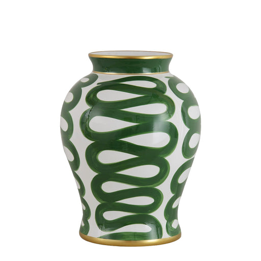 Serpentine Vase <br> (Ø 30 x H 38) cm