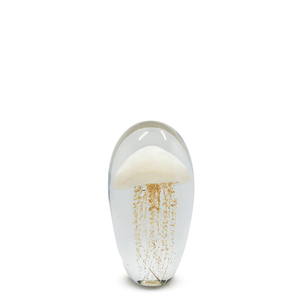 Sulfide Jellyfish <br> White <br> (Ø 9 x H 16) cm