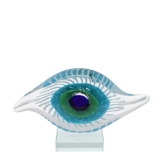 Glass Eye on Base <br> (L 24 x W 5 x H 14) cm