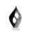 Glass Sculpture on Base <br> Set of 2