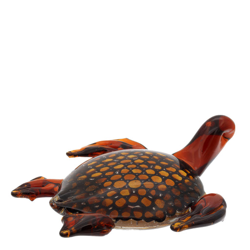Glass Turtle <br> (L 28 x W 21 x H 10) cm