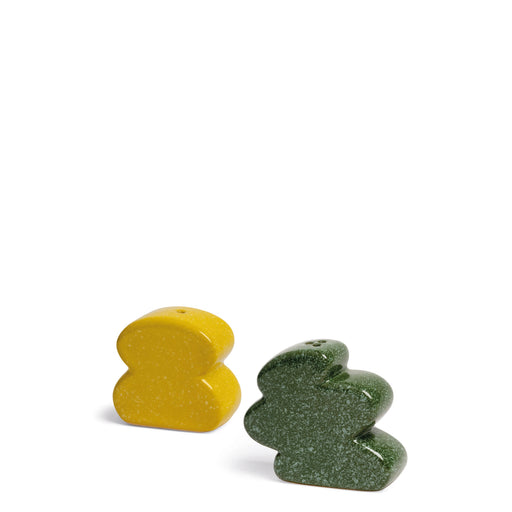 Funky Salt & Pepper <br> 
Green and Yellow <br> 
Set of 2