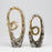 Decorative Glass Sculpture <br> (L 14.5 x W 9 x H 30.5) cm
