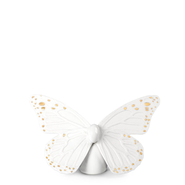 Butterfly Figurine <br> 
White <br> 
(L 6 x W 14 x H 9) cm