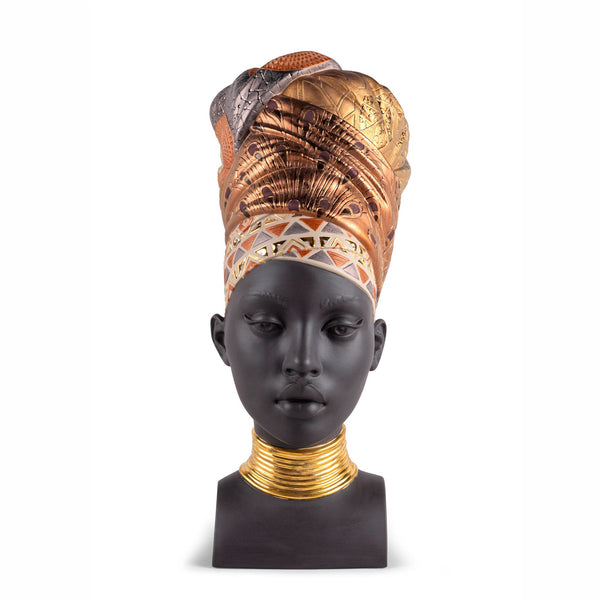 African Soul Sculpture <br> 
(L 25 x W 19 x H 45) cm