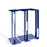 The Three Musketeers Table <br> Blue <br> (L 25 x W 15 x H 55) cm