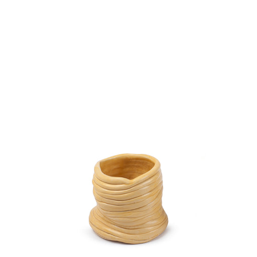 Coil Medium Vase <br> Yellow