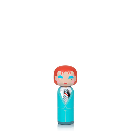 David Bowie Kokeshi Doll <br>
Life on Mars <br>
(H 14.5) cm