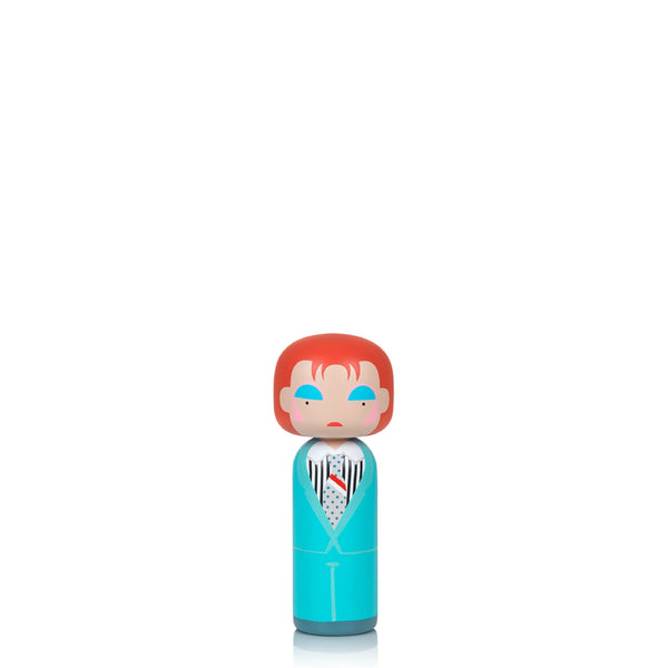 David Bowie Kokeshi Doll <br>
Life on Mars <br>
(H 14.5) cm
