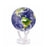 Globe <br> Blue Earth with Clouds <br> (Ø 12 x H 18) cm