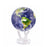 Globe <br> Blue Earth with Clouds <br> (Ø 12 x H 18) cm